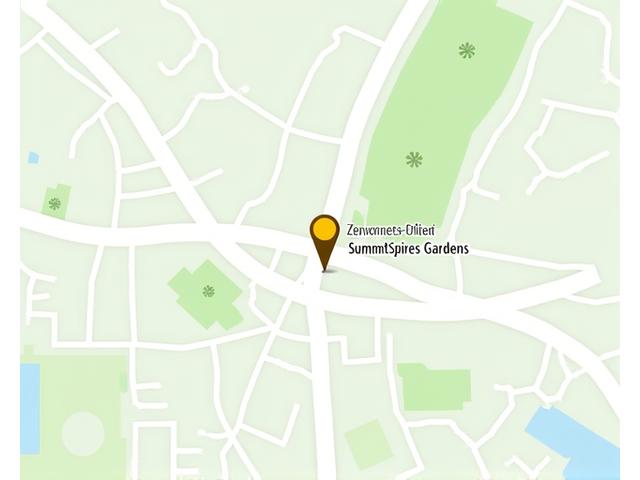 Google マップに表示されたZenvoratechron サミット・スパイアーズ・ガーデンズ守口オフィスの場所